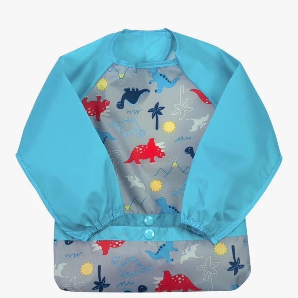 Green Sprouts Long Sleeve Bib NWT 12-24 m